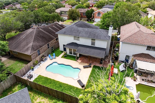 exterior space featuring a residential view