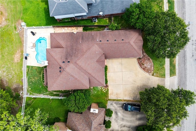 7905 Etienne Dr, Corpus Christi, TX 78414 - drone / aerial view of a pool area