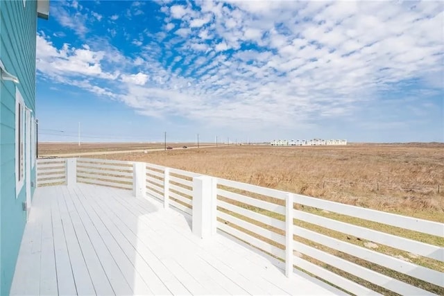 162 La Concha Blvd Unit 20, Port Aransas, TX 78373 - wooden deck with a rural view