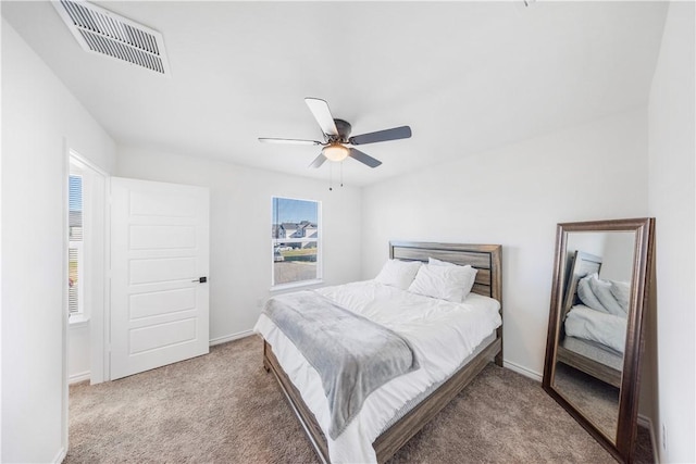13246 Lorena Ochoa, San Antonio, TX 78221 - bedroom with carpet flooring, a ceiling fan, and baseboards