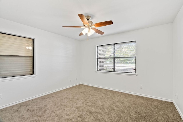 2201 Woodcrest Dr, Corpus Christi, TX 78418 - spare room featuring carpet floors and a ceiling fan