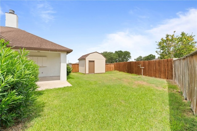 4529 Ballad Tree Dr, Corpus Christi, TX 78410 - fenced backyard with a storage shed