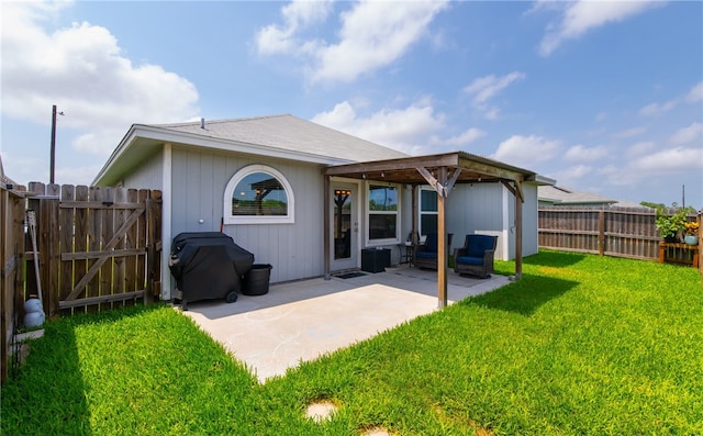 6754 Mikayla St, Corpus Christi, TX 78413 - rear view of property featuring a patio and a gate