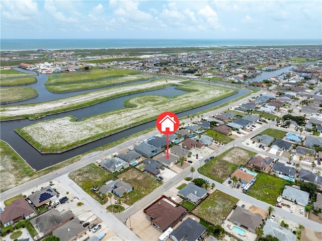 15114 Barataria Dr, Corpus Christi, TX 78418 - view of property location featuring a nearby body of water and nearby suburban area