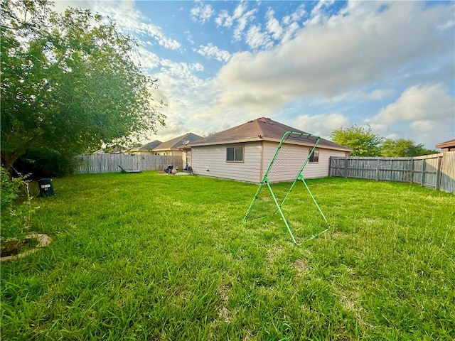 4734 Fox Trot Dr, Corpus Christi, TX 78413 - view of yard with a fenced backyard