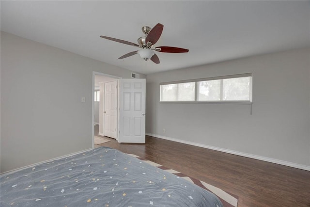 239 Purl Pl, Corpus Christi, TX 78412 - bedroom with wood finished floors and ceiling fan
