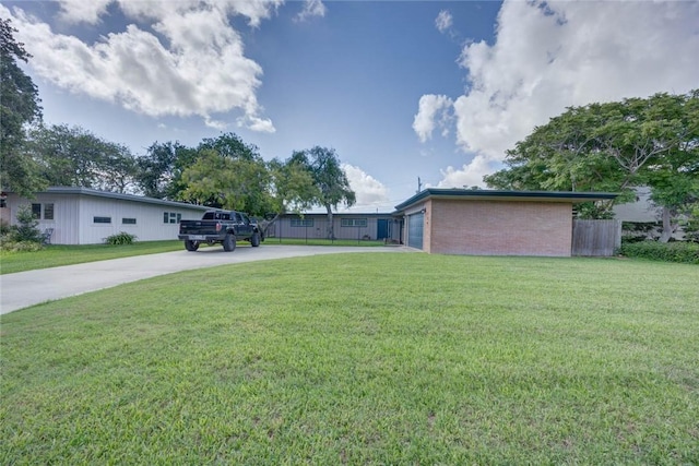 239 Purl Pl, Corpus Christi, TX 78412 - view of yard with concrete driveway