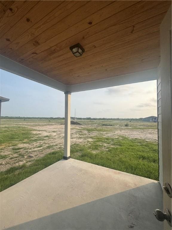 3101 Adak Ct, Corpus Christi, TX 78414 - view of patio featuring a rural view