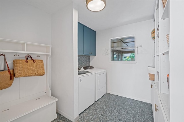 6622 Pharaoh Dr, Corpus Christi, TX 78412 - washroom with washer and dryer and cabinet space