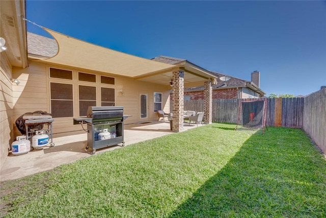 7522 Bell Isle, Corpus Christi, TX 78414 - view of yard with a patio