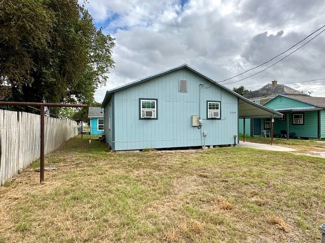 exterior space featuring a yard