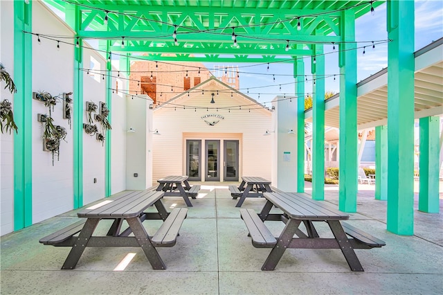 view of patio / terrace with french doors