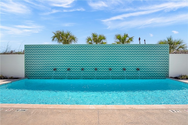 view of pool