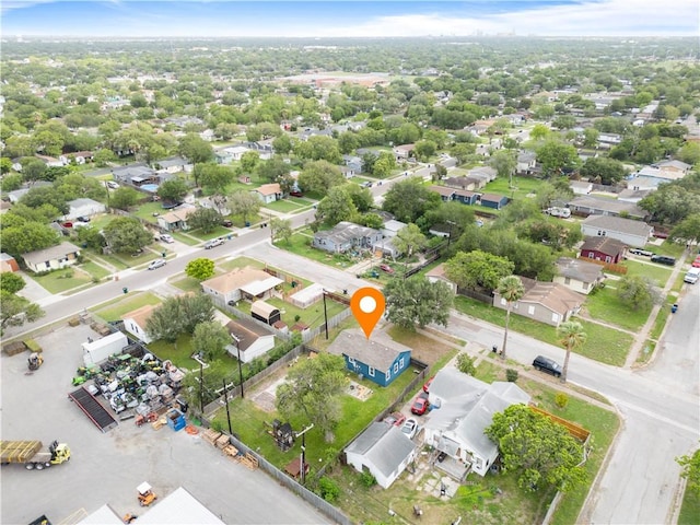 aerial perspective of suburban area