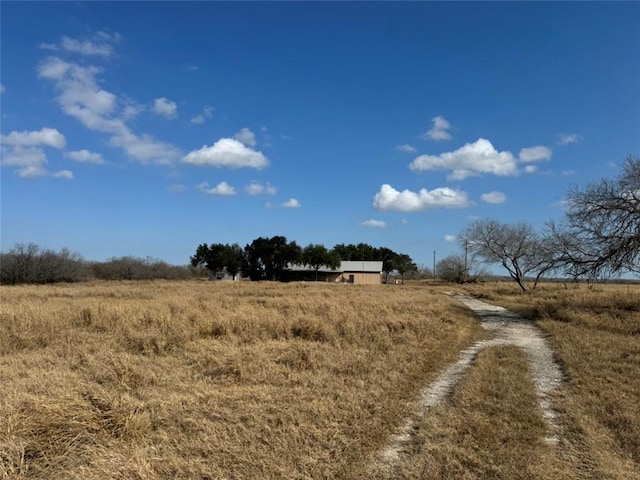 exterior space featuring a rural view