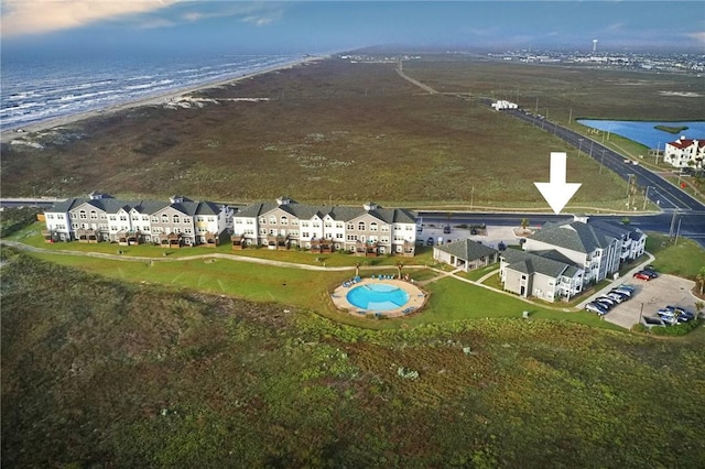 14802 Whitecap Blvd Unit 3-106, Corpus Christi, TX 78418 - aerial perspective of suburban area with extended coastline