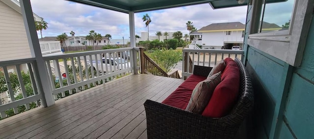 3 Mazatlan Dr, Rockport, TX 78382 - deck featuring a residential view