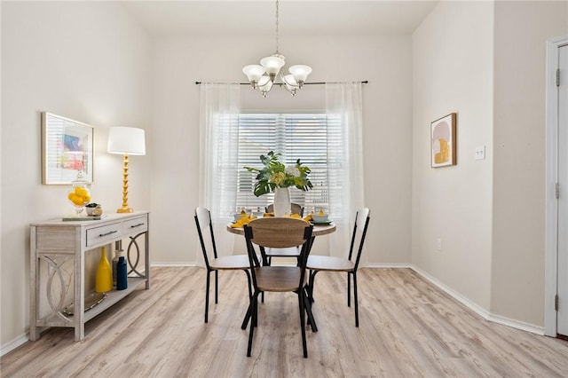 115 N Nautica, Rockport, TX 78382 - dining space with a chandelier, light wood finished floors, and baseboards