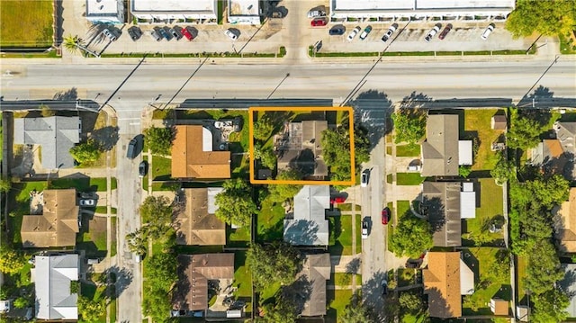 1301 Easthaven Dr, Corpus Christi, TX 78412 - aerial view of residential area with property parcel outlined