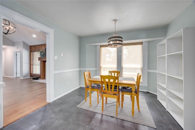 7506 Bistineau Dr, Corpus Christi, TX 78413 - dining space with a chandelier and plenty of natural light