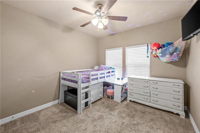 2004 Chesapeake Bay Dr, Portland, TX 78374 - carpeted bedroom with baseboards and ceiling fan