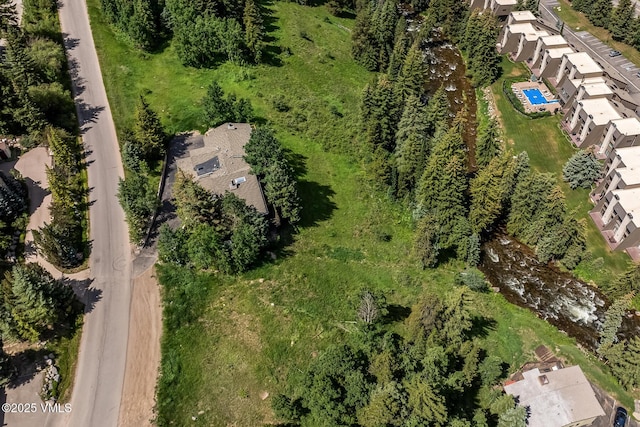 2010 Vermont Rd E, Vail, CO 81657 - aerial overview of property's location with a pool