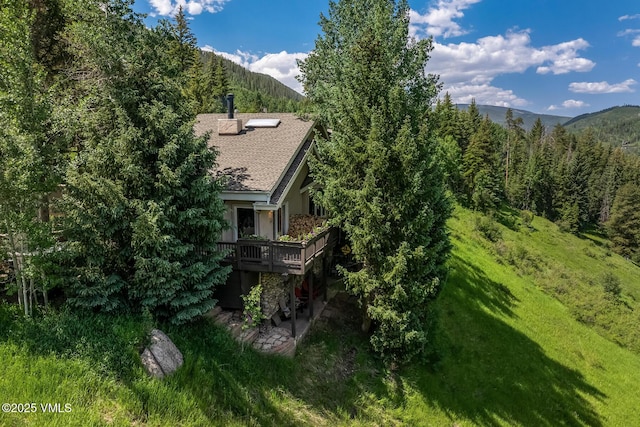 2010 Vermont Rd E, Vail, CO 81657 - view from above of property featuring a mountainous background