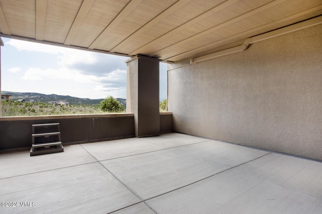 1288 E Haystacker Dr, Eagle, CO 81631 - view of patio with a balcony and a mountain view