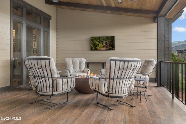 1288 E Haystacker Dr, Eagle, CO 81631 - balcony with a mountain view