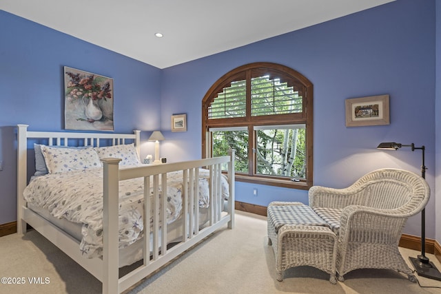225 Alcazar Dr, Edwards, CO 81632 - carpeted bedroom with baseboards and recessed lighting