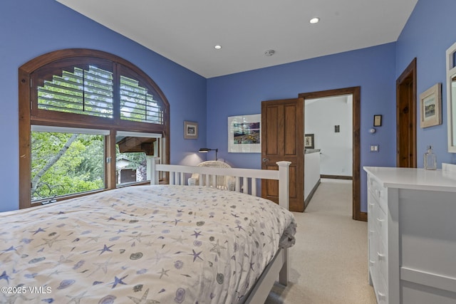 225 Alcazar Dr, Edwards, CO 81632 - bedroom featuring light colored carpet and recessed lighting
