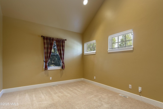 88 E Double Hitch, Eagle, CO 81631 - empty room featuring carpet flooring and vaulted ceiling