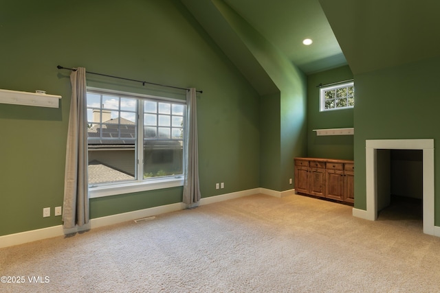 88 E Double Hitch, Eagle, CO 81631 - additional living space featuring vaulted ceiling, light colored carpet, and recessed lighting