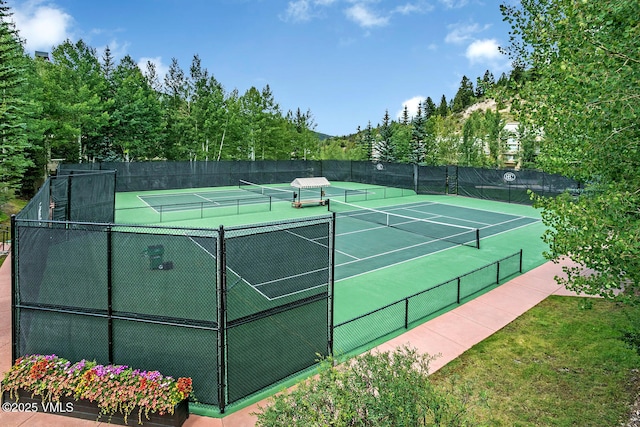 355 Offerson Rd Unit P4, Beaver Creek, CO 81620 - view of tennis court with community basketball court