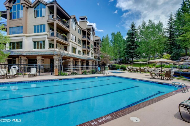 355 Offerson Rd Unit P4, Beaver Creek, CO 81620 - community pool featuring a patio area