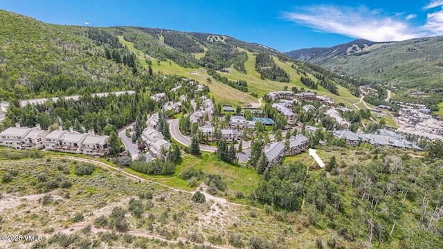355 Offerson Rd Unit P4, Beaver Creek, CO 81620 - aerial view of property and surrounding area with mountains and nearby suburban area