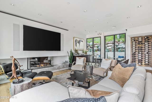 784 Potato Patch Dr Unit W, Vail, CO 81657 - living area featuring wood finished floors and recessed lighting
