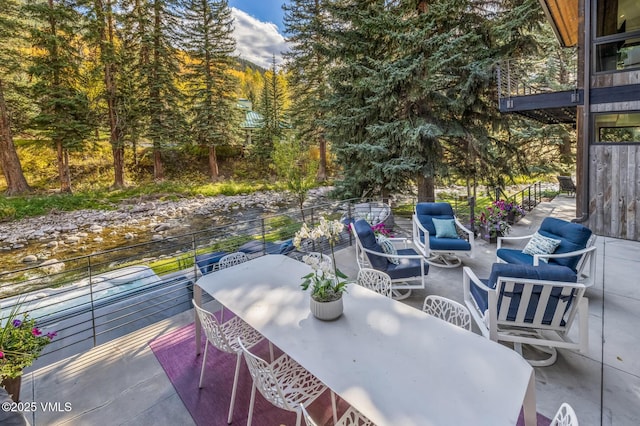 2764 S Frontage Rd, Vail, CO 81657 - view of patio featuring outdoor dining area