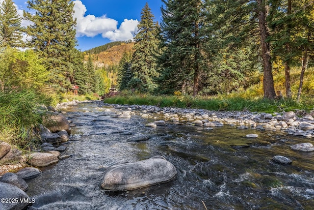 2764 S Frontage Rd, Vail, CO 81657 - water view featuring a forest