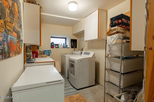 336 E Fourth St, Eagle, CO 81631 - washroom featuring washing machine and clothes dryer and cabinet space