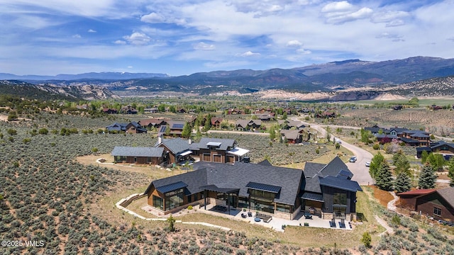 1092 Fourth Of July Rd, Eagle, CO 81631 - aerial view of residential area featuring mountains