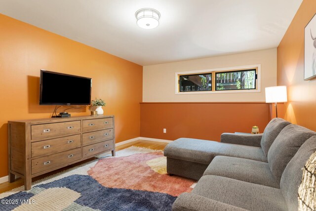 26 Lark Ct Unit B, Eagle-Vail, CO 81620 - living room featuring baseboards