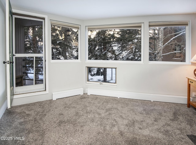 3971 Big Horn Rd Unit 7-N, Vail, CO 81657 - carpeted empty room featuring a baseboard heating unit