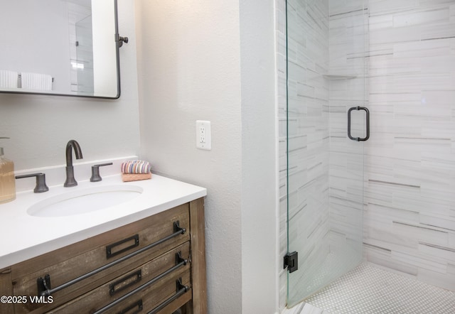3971 Big Horn Rd Unit 7-N, Vail, CO 81657 - full bath featuring a stall shower and vanity