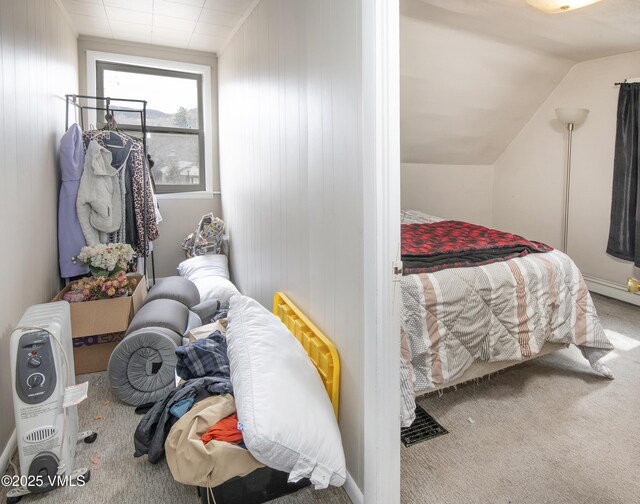 425 Broadway St, Eagle, CO 81631 - carpeted bedroom with lofted ceiling