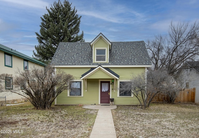 425 Broadway St, Eagle, CO 81631 - view of front of house with roof with shingles and fence