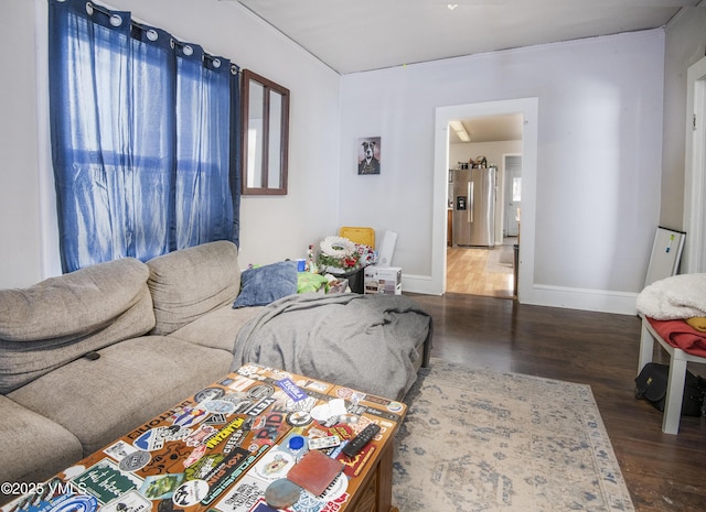 425 Broadway St, Eagle, CO 81631 - living room with baseboards and wood finished floors