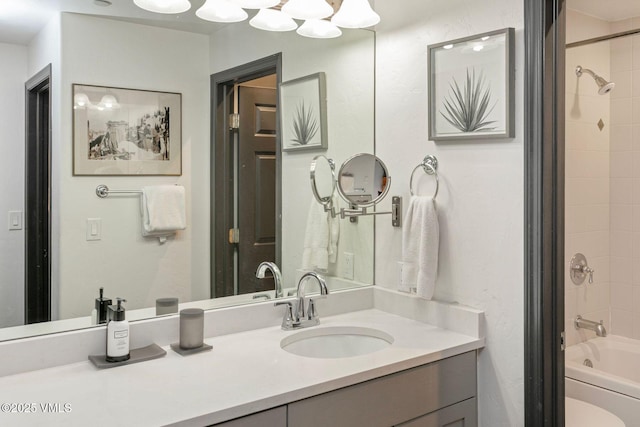 97 Main St Unit 304, Edwards, CO 81632 - full bath featuring vanity,  shower combination, and toilet