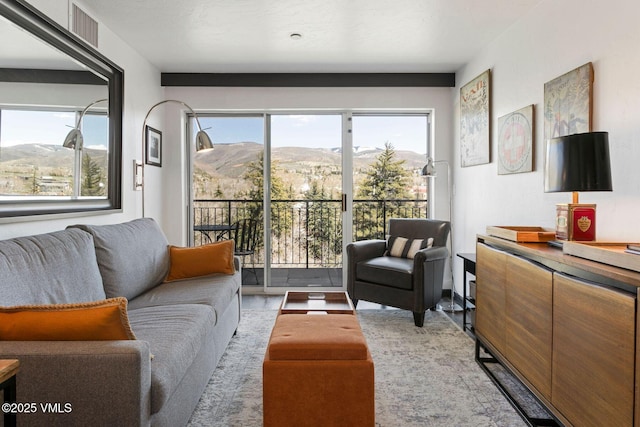 97 Main St Unit 304, Edwards, CO 81632 - living area with a mountain view