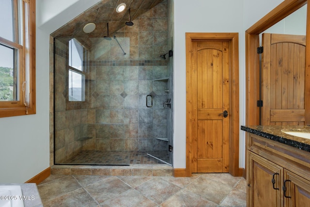 416 Eby Creek Rd, Eagle, CO 81631 - full bath featuring a stall shower and vanity